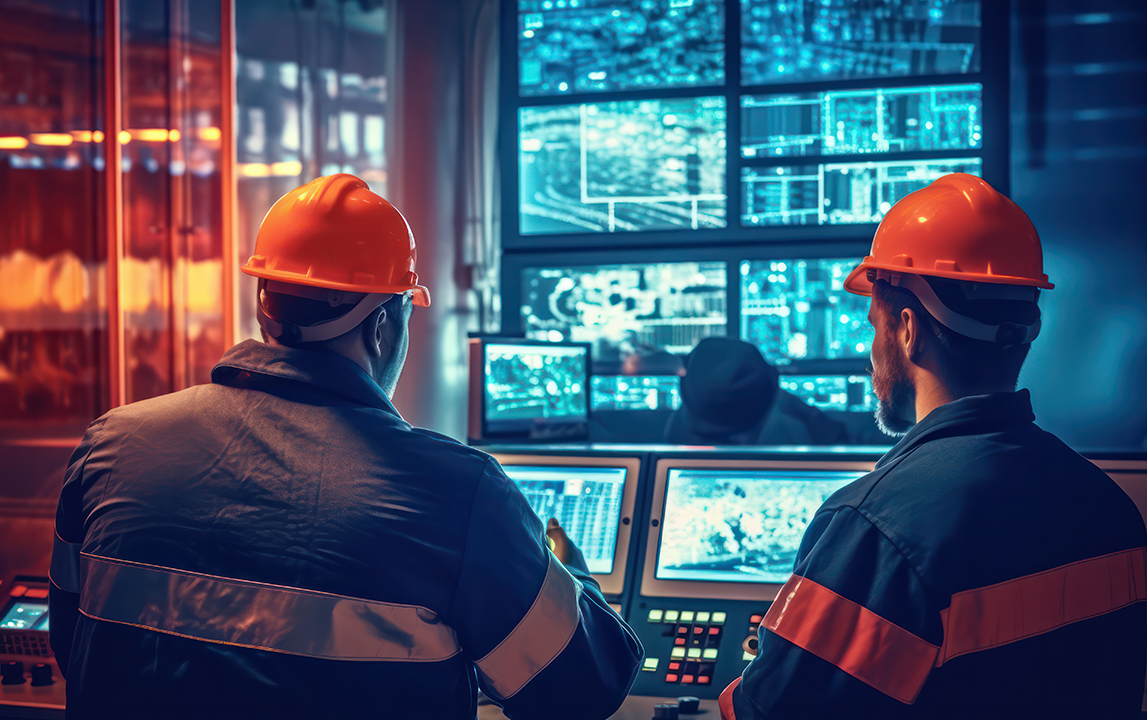 Automated safety systems in industrial plants